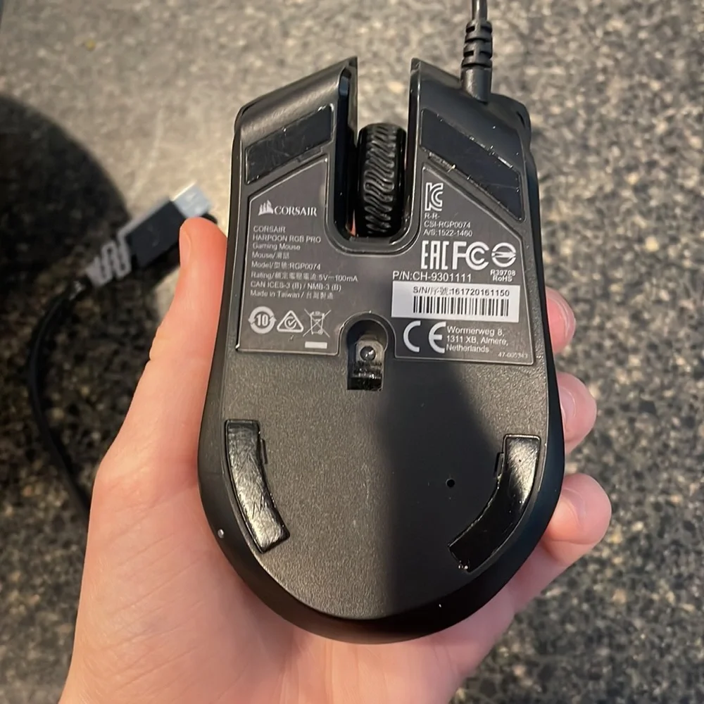 Corsair Harpoon Pro mouse good condition No box